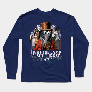 Muppet Christmas Carol - Light the Lamp Not the Rat Long Sleeve T-Shirt